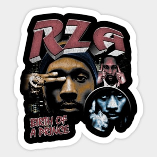 RZA rapper bootleg super vintage Sticker